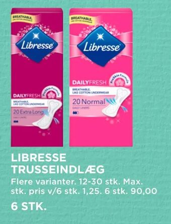 MENY Libresse trusseindlæg tilbud