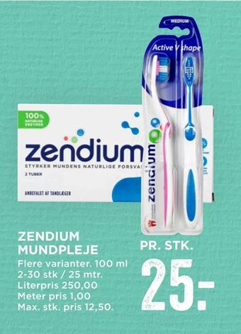 MENY Zendium mundpleje tilbud