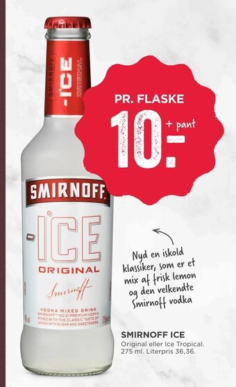 MENY Smirnoff ice tilbud
