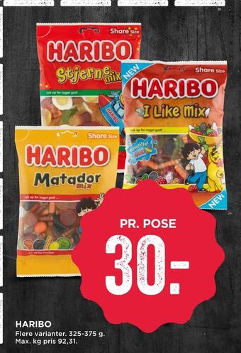 MENY Haribo tilbud