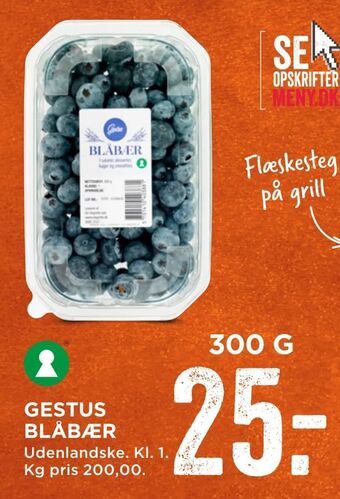MENY Gestus blåbær tilbud