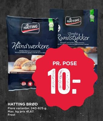 MENY Hatting brød tilbud