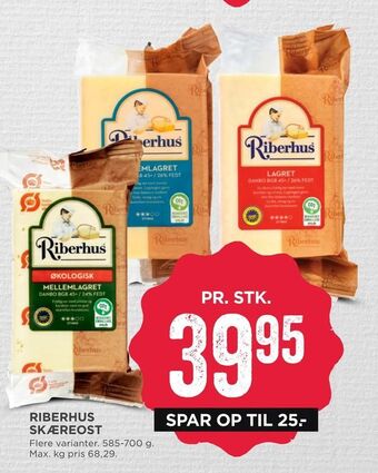 MENY Riberhus skæreost tilbud