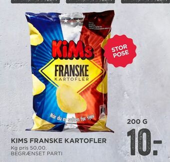 MENY Kims franske kartofler tilbud