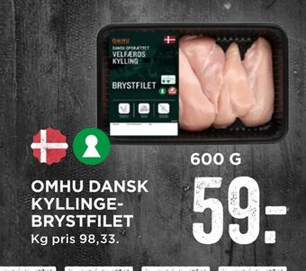 MENY Omhu dansk kyllingebrystfilet tilbud
