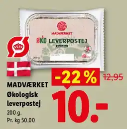 Lidl Madværket økologisk leverpostej tilbud