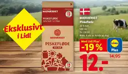 Lidl Madværket Piskefløde tilbud