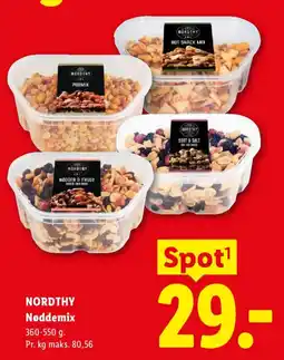 Lidl Nordthy Nøddemix tilbud