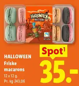 Lidl Halloween macarons tilbud