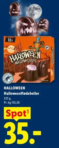 Lidl Halloween Halloweenflødeboller tilbud