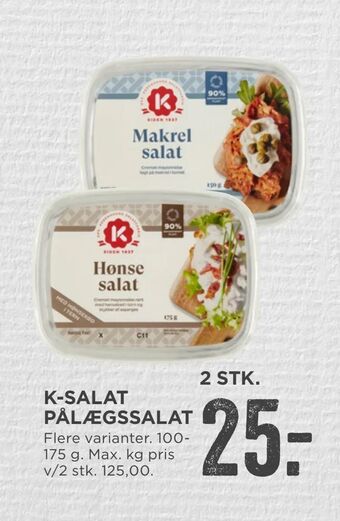 MENY K-salat pålægssalat tilbud