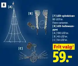 Lidl LED-halloween-pynt tilbud