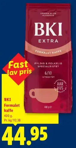 Lidl BKI Formalet kaffe tilbud