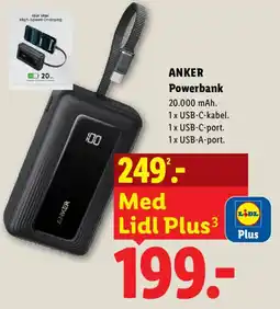 Lidl Anker Powerbank tilbud