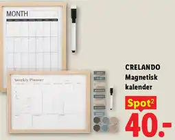 Lidl Crelando Magnetisk kalender tilbud