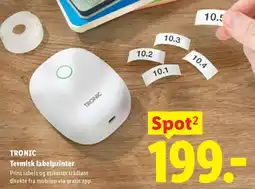 Lidl Tronic termisk labelprinter tilbud