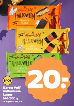 Netto Karen Volf halloween-kager tilbud
