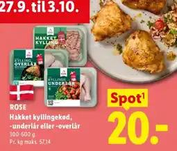 Lidl Rose Hakket Kyllingekød tilbud