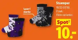 Lidl Spot2 strømper tilbud