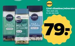 Netto Livol vitaminer/mineraler tilbud
