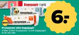 Netto Fryseposer eller bagepapir tilbud