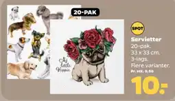 Netto Spot servietter tilbud