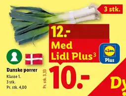 Lidl Lidl porrer tilbud