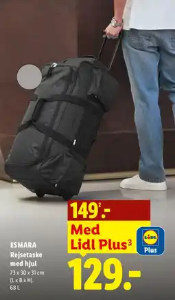 Lidl Esmara Rejsetaske med hjul tilbud