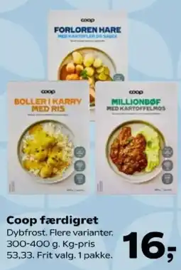 Kvickly Coop færdigret tilbud
