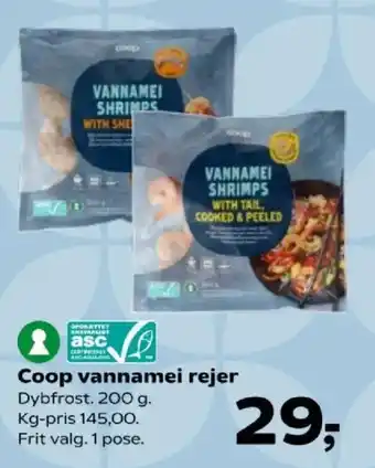 Coop vannamei rejer