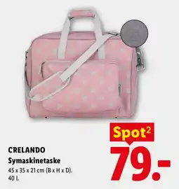 Lidl Crelando Symaskinetaske tilbud