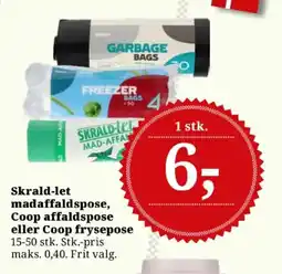 Dagli'Brugsen Skrald-let madaffaldspose tilbud