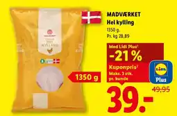 Lidl Madværket hel kylling tilbud
