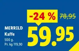Lidl Merrild Kaffe tilbud