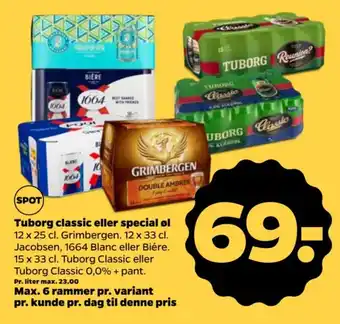 Tuborg classic eller special øl