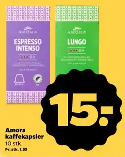 Netto Amora kaffekapsler tilbud