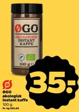 Netto ØGO økologisk instant kaffe tilbud