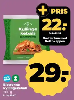 Netto Bistronne kyllingekebab tilbud