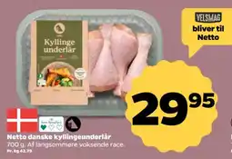 Netto Netto kyllingeunderlår tilbud