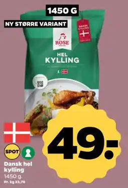 Netto Rose hel kylling tilbud