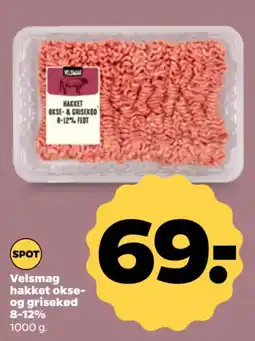 Netto Velsmag hakket okse- og grisekød tilbud