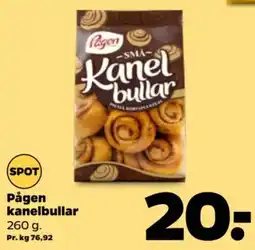 Netto Pågen kanelbullar tilbud