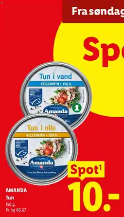 Lidl Amanda Tun tilbud