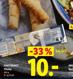 Lidl Chef Select Filodej tilbud