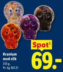Lidl Kranium med slik tilbud