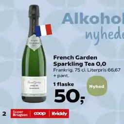 Kvickly French Garden Sparkling Tea 0,0 tilbud