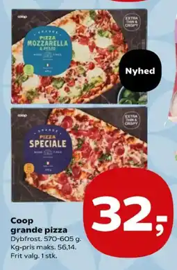 Kvickly Coop grande pizza tilbud