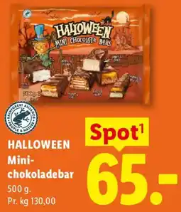 Lidl Halloween Mini-chokoladebar tilbud