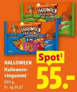 Lidl Halloween Halloween-vingummi tilbud