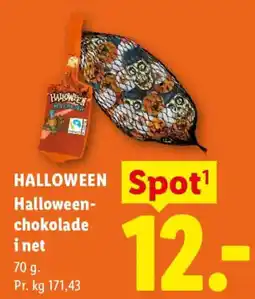 Lidl Halloween-chokolade tilbud